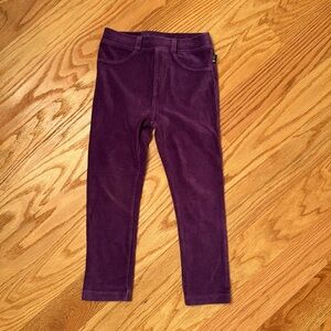 Jojo maman girls corduroy leggings 2 pack (purple and pink)